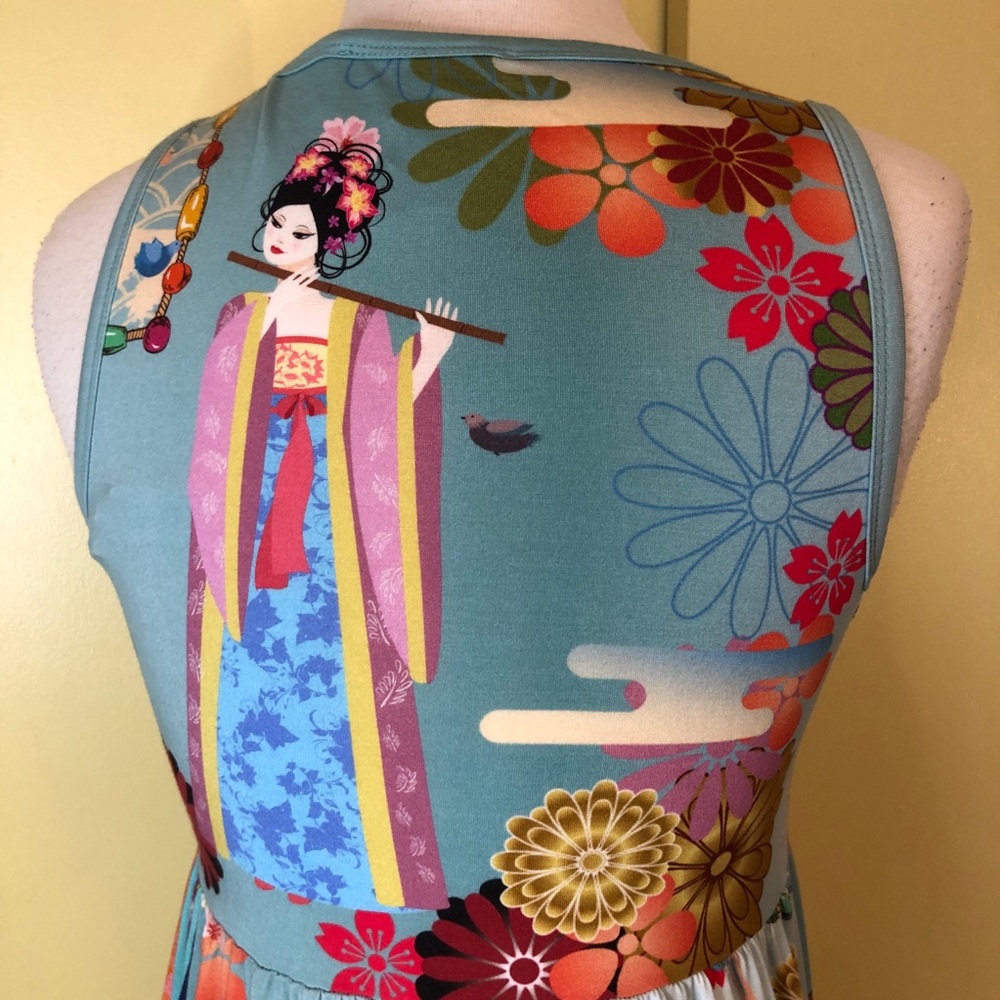 Johnny Was Floral Patchwork Midi Dress - Picture 10 of 13
